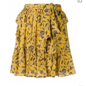Ulla Johnson Zea floral print skirt